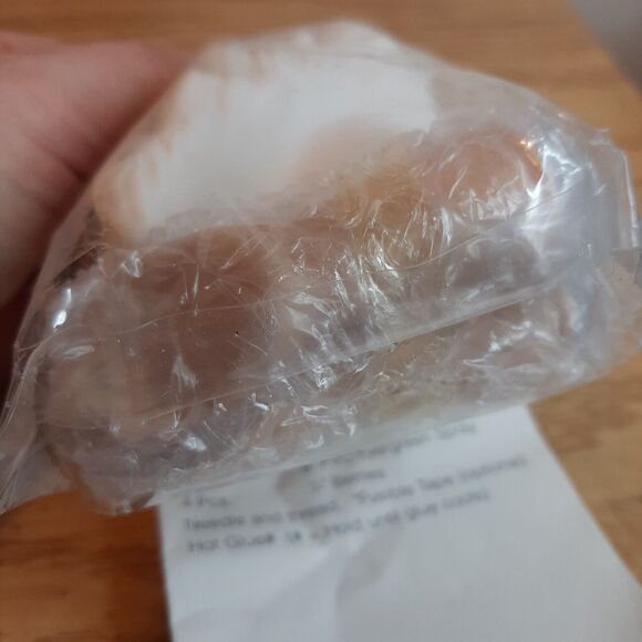 Vtg 1999 Premier Porcelain 3.5" Santa Head & Hands #10652 sealed + 2nd set - Picture 4 of 10